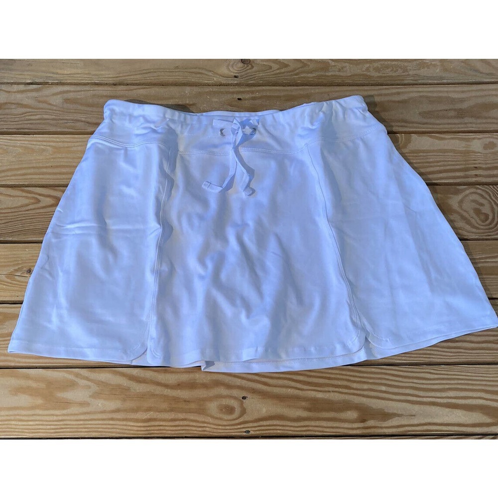 NEW Fit 4 All by Carrie Wightman Tennis Skort Size XL Women’s White